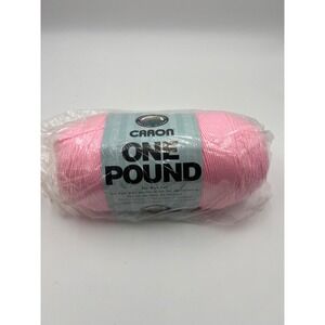 Caron One Pound Soft Pink 513 Worsted Weight 4 Ply Acrylic Yarn 16oz Retired